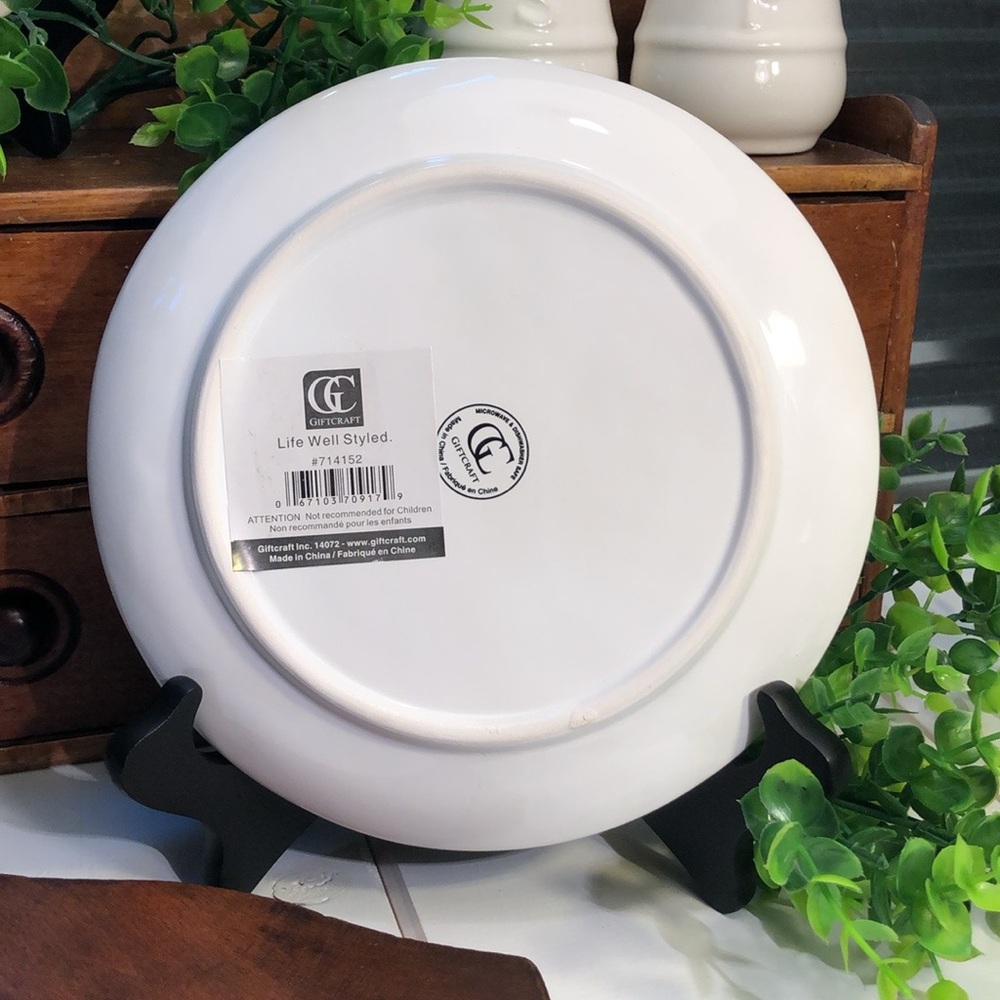 Wild Bird Plates Cardinal Bluebird Designs NWT Set of 2 by Giftcraft Collection - Picture 7 of 13